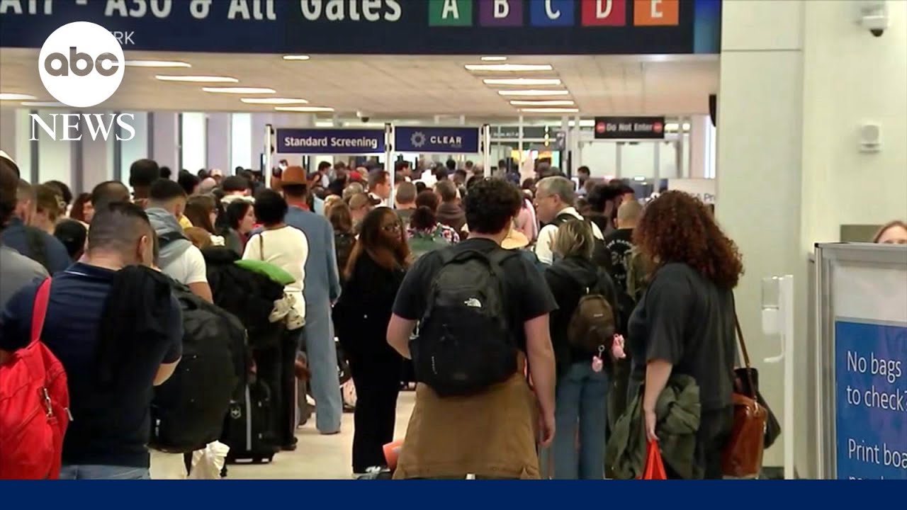 TSA lines stretch into parking lot at some of America's busiest airports