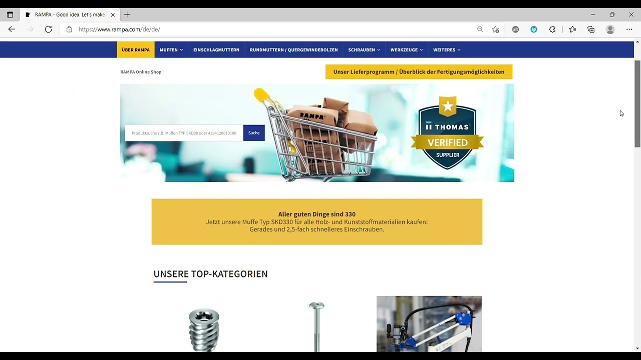 Unser RAMPA Online Shop - Einfache Schritt-für-Schritt-Anleitung!