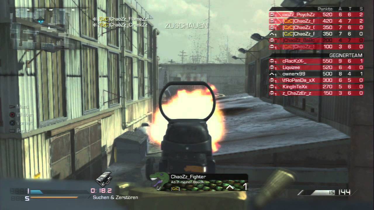 Fun Cw !   CzC Clan vs Fun Team ! CODeSports-Regeln!