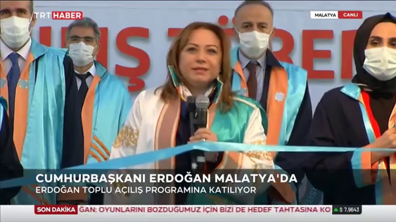 Malatya Turgut Özal Üniversitesi'nin ikinci yerleşkesindeki ilk açılışı Cumhurbaşkanı Erdoğan yaptı