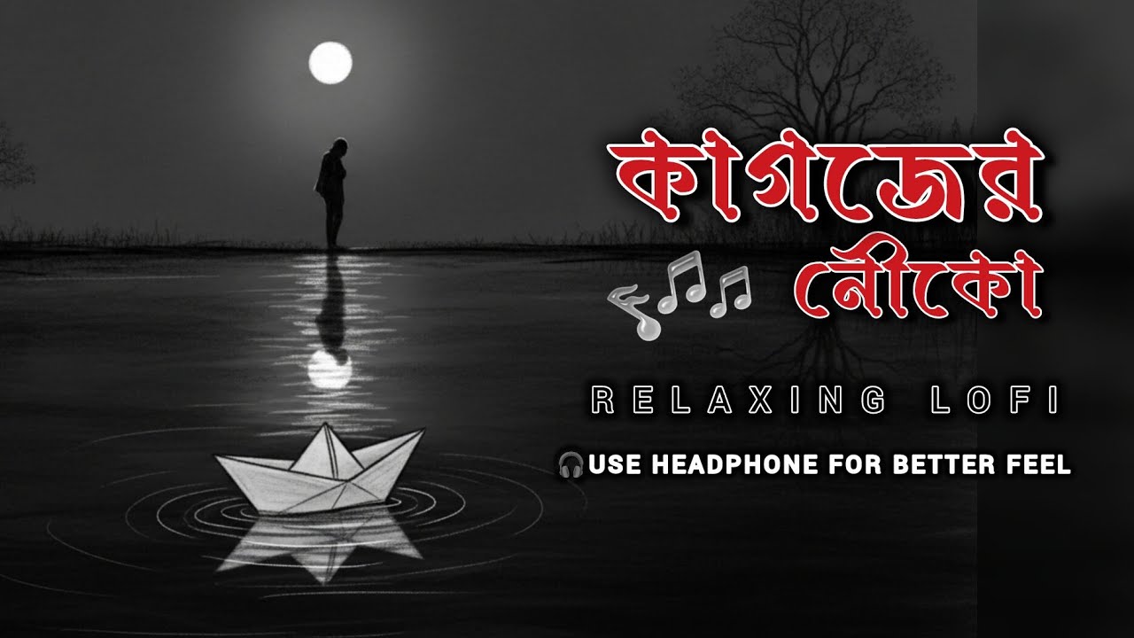 কাগজের নৌকো | Kagojer Nouko | New Bangla Sad Song 2026 | Slowed & Reverb Lofi | Ex Lofi