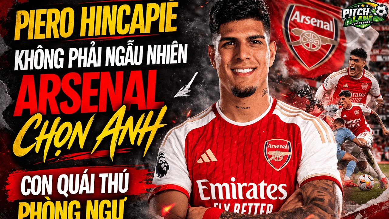 PIERO HINCAPIÉ - KHÔNG PHẢI NGẪU NHIÊN ARSENAL CHỌN ANH, CON QUÁI THÚ PHÒNG NGỰ THỰC THỤ
