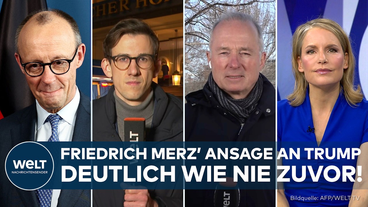 MERZ' TRUMP-ANSAGE: „Eine Welt, in der nur Macht zählt, wäre ein finsterer Ort“ – So reagieren USA