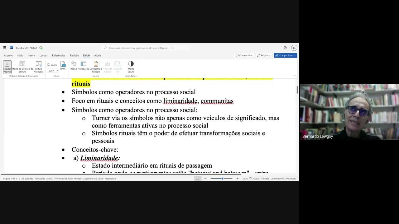 ORTNER Teoria em Antropologia desde os anos 60 07:08:2024