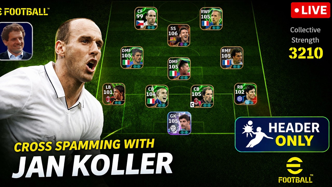 eFootball 2026 Live | Cross Spam with Koller X Ribery 😈⚽