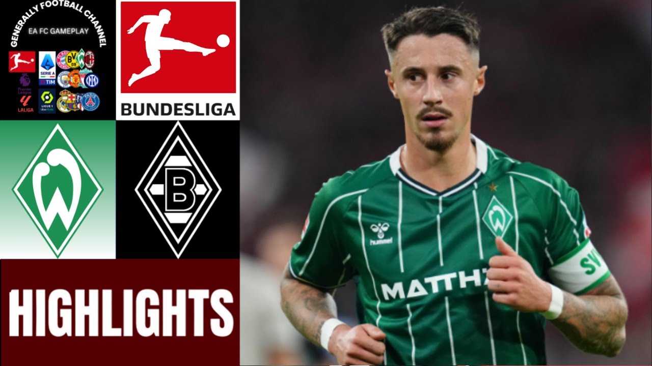 SV Werder Bremen vs Borussia Mönchengladbach 20.Spieltag Bundesliga Fußball Highlights