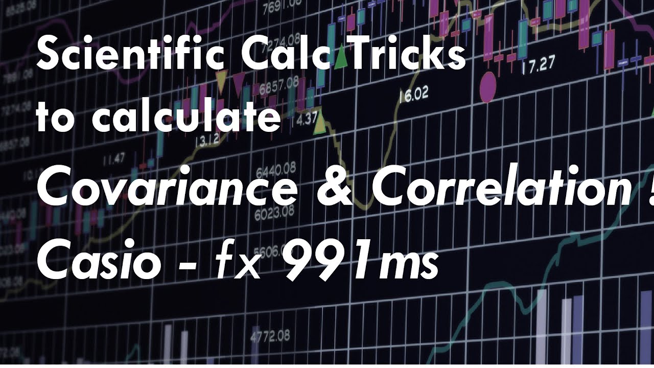 How to calculate Covariance and Correlation using only Scientific Calc | Casio 991ms