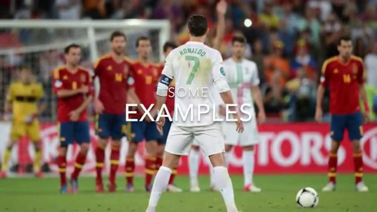 Knuckleball (Bale & CR7) free kick tutorial