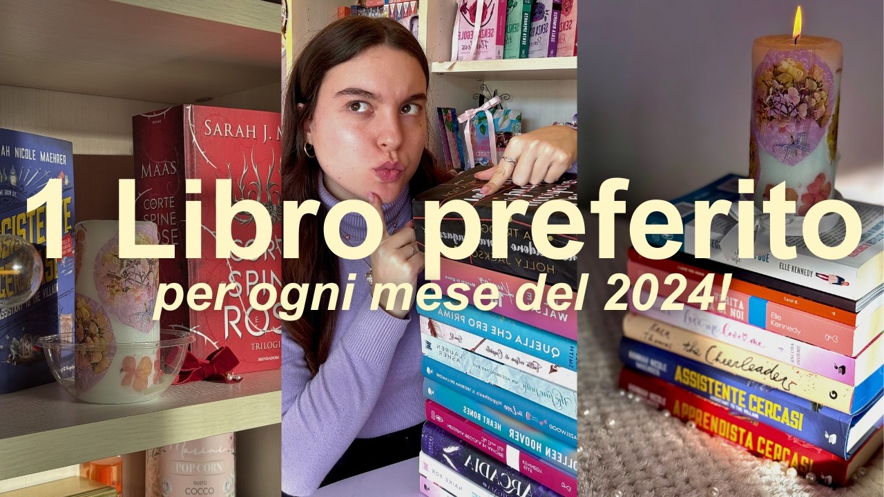 1 LIBRO PREFERITO per ogni mese del 2024!