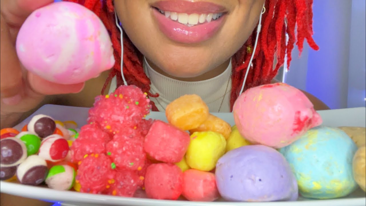 ASMR | freeze dried candy 🍭