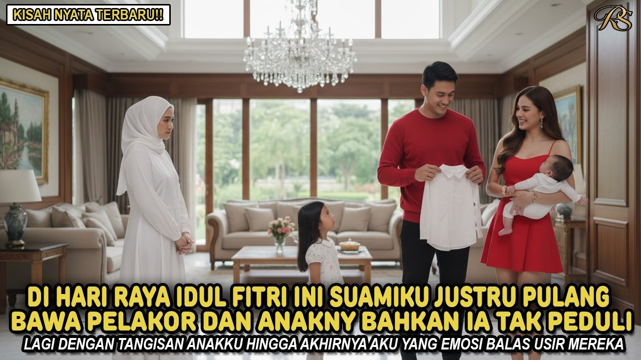 DI HARI LEBARAN SUAMIKU JUSTRU BAWA PELAKOR DAN ANAKNYA - IA TAK PEDULI DENGAN TANGISANKU DAN ANAKKU