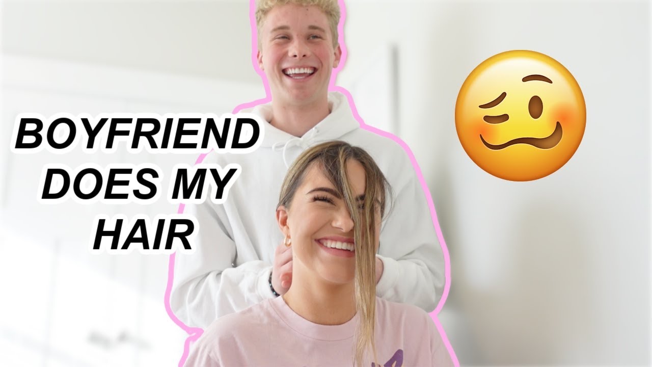 My Boyfriend Does My Hair! | Alyssa + Dallin