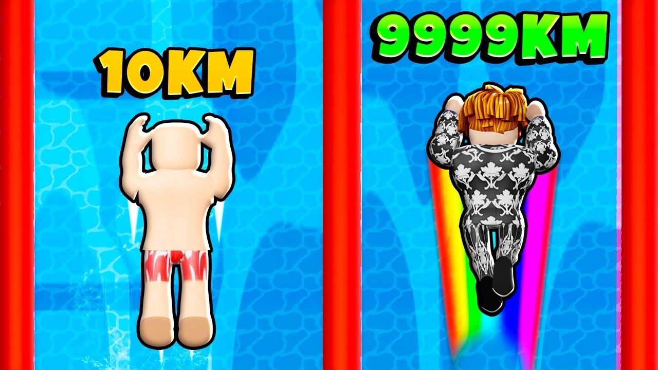 TREINEI NA PISCINA DE CRIANÇA PARA ME TORNAR O REI DA NATAÇÃO - ROBLOX