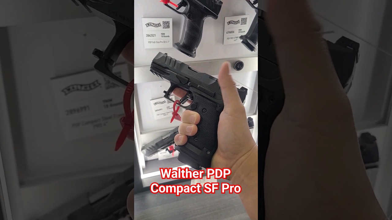 Walther PDP Steel Frame Pro 4 дюйма компактный &mdash; Shot Show 2025