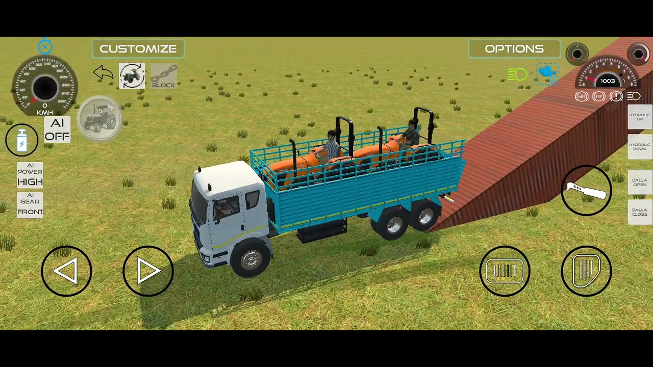 Drive JCB and Unloding Paddy From Dumper in Game#jcb #tractor #dumper #truck #gamingvideos