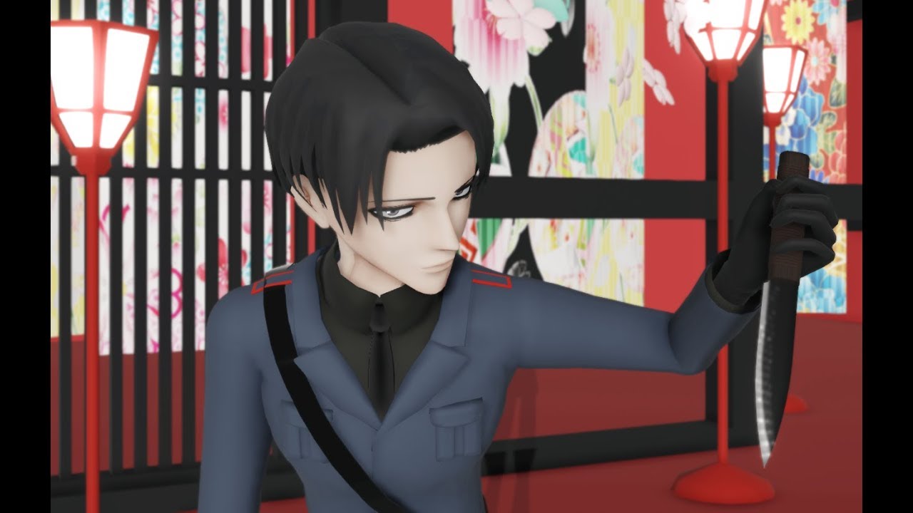 【進撃のMMD】リヴァイとエレンで宵々古今【2K】