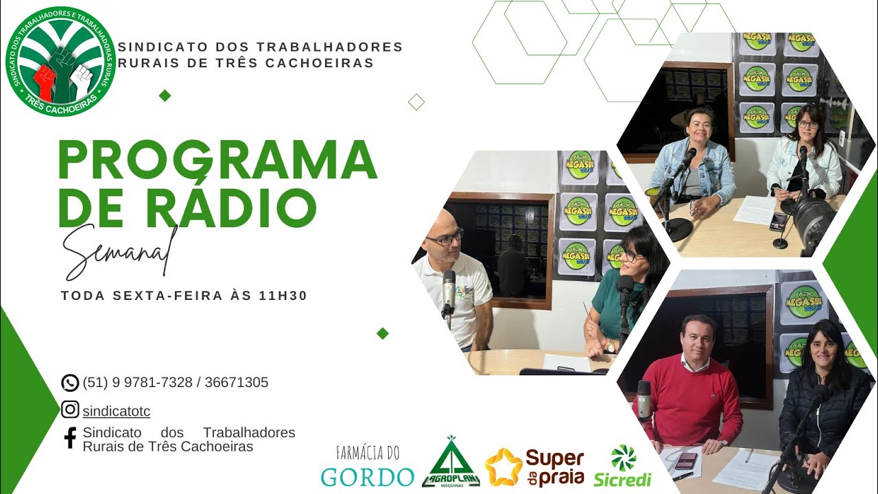 Programa do Sindicato T Rurais de Três Cachoeiras