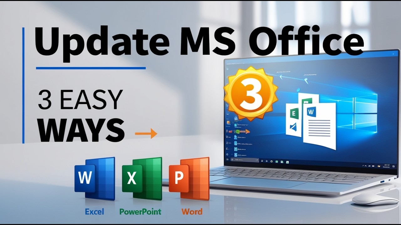 How to Update MS Office in 3 Easy Ways | Microsoft Office Update Tutorial