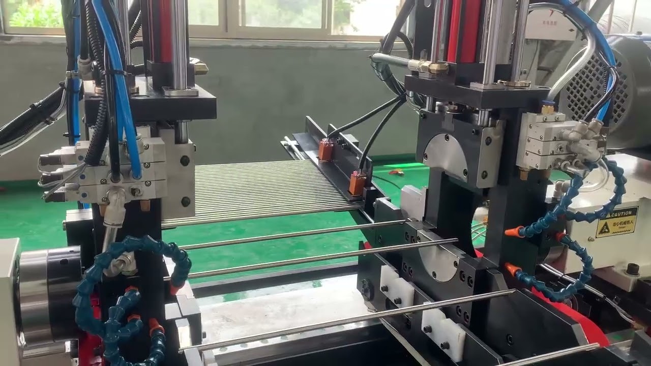 Double Head Servo Motor Pipe Chamfering Machine (200–2000mm)
