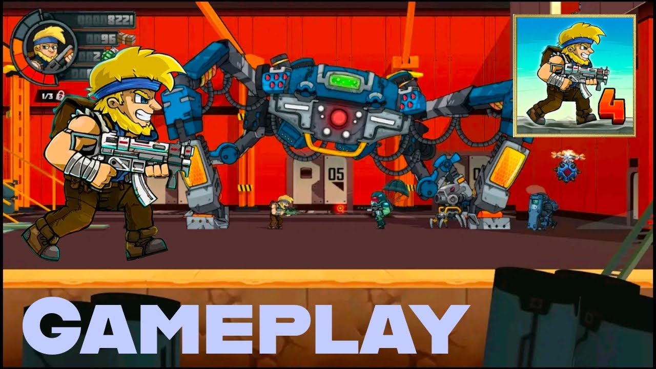 Metal soldier 4 gameplay walkthrough ( ios , android )