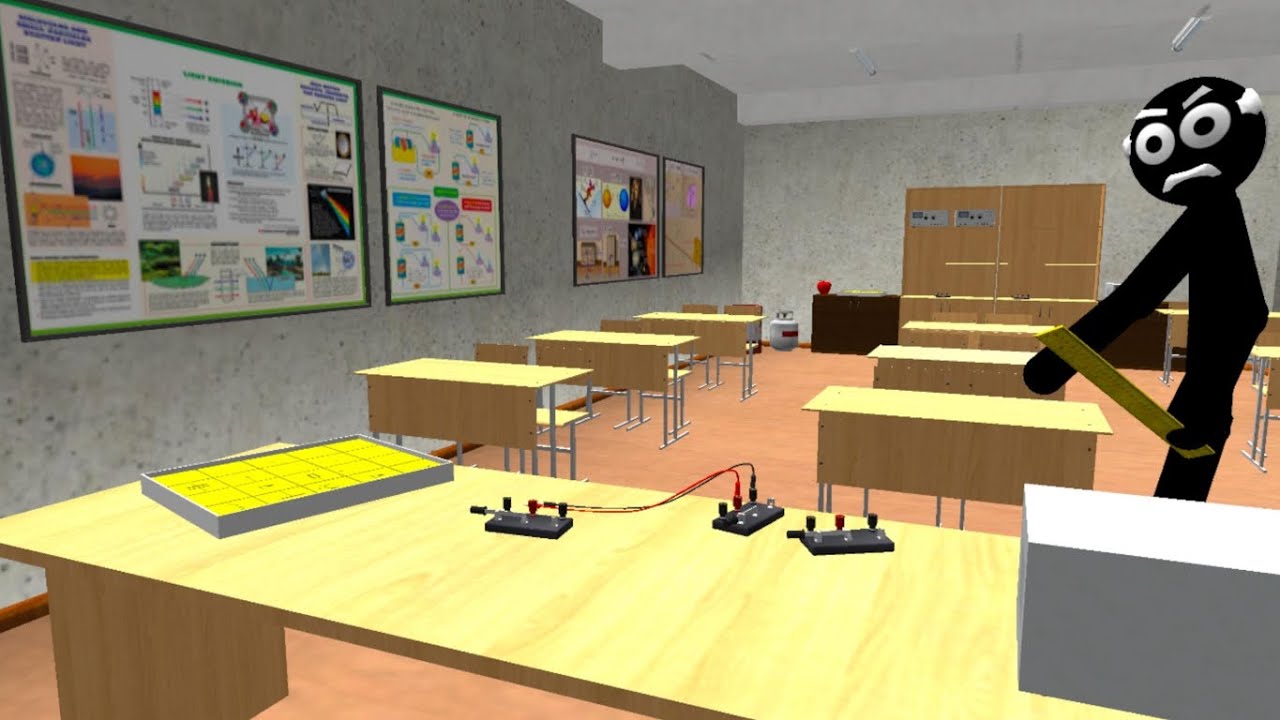 Stickman School Neighbor: Level 12