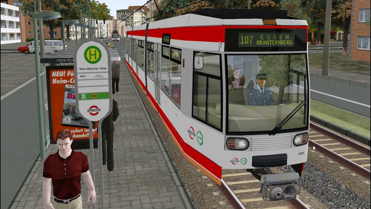 OMSI 2 - Tram NF6D - Essen/Gelsenkirchen Line 107