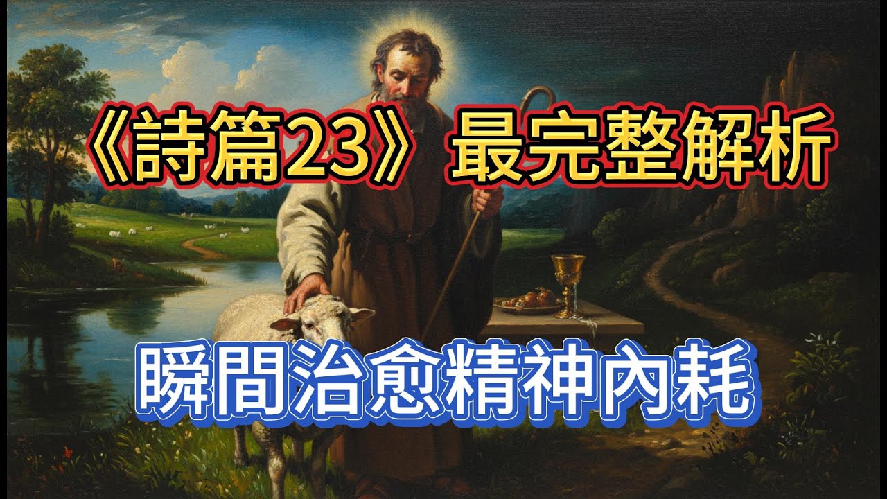 《詩篇23》最完整解析：聖經裏最短的1篇詩歌，卻能瞬間治癒你所有的精神內耗