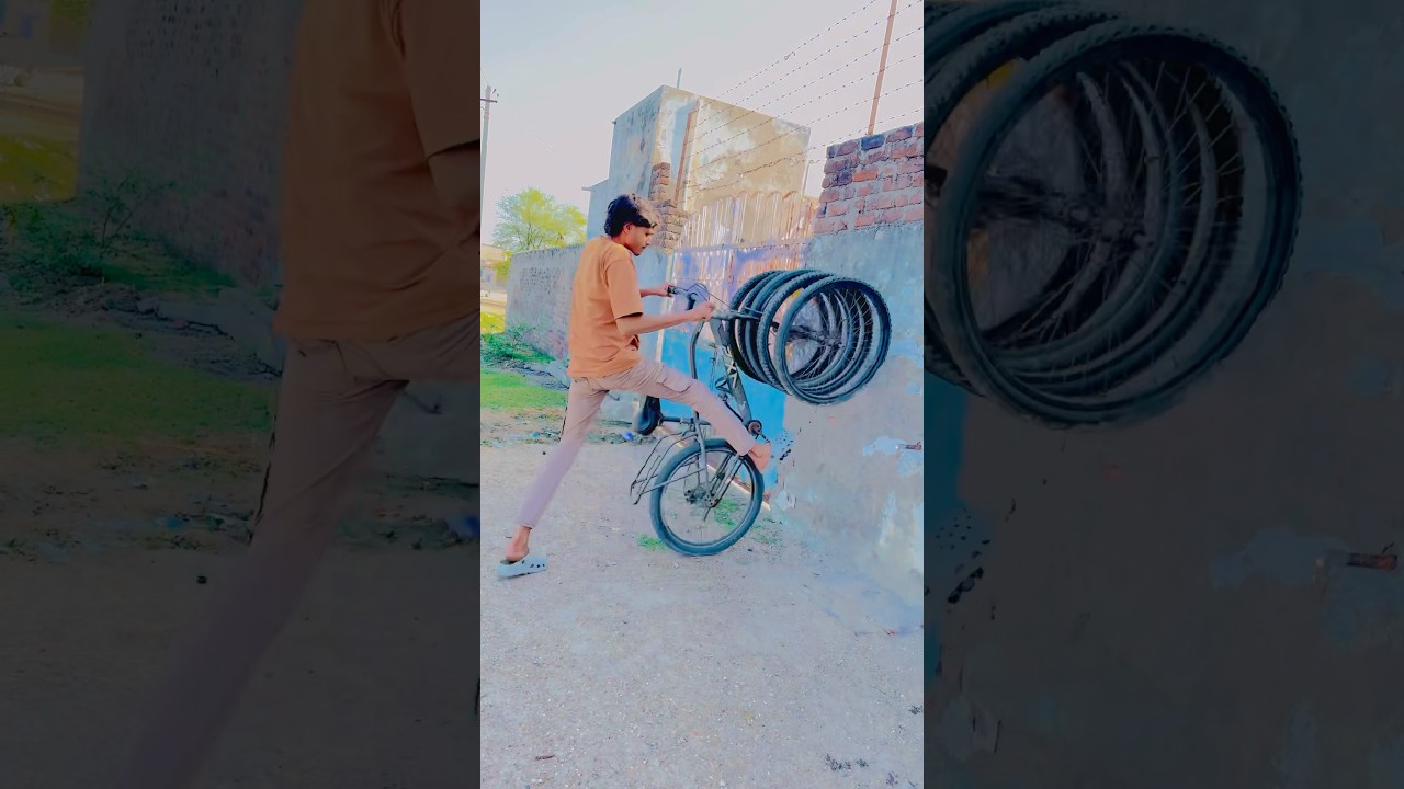 Ye kya ho gaya 😱😭 #stunt #modification #trendingshorts #viralvideo #cyclestunt #yogesh_rj51