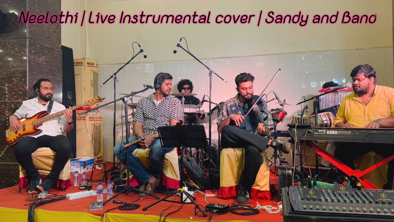 Neelothi | Live Instrumental Cover(Violin) | Sandy and Band