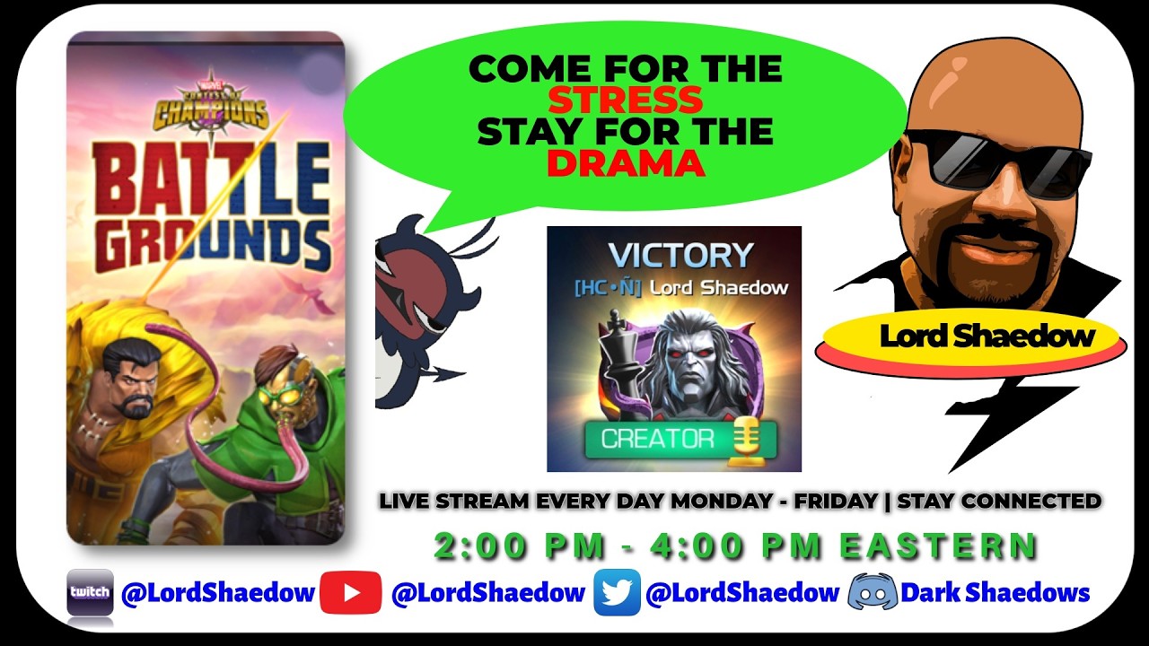 Toxic Tuesday Battlegrounds [Drops Enabled] | Come for the Stress | Stay for the Drama | #mcoc