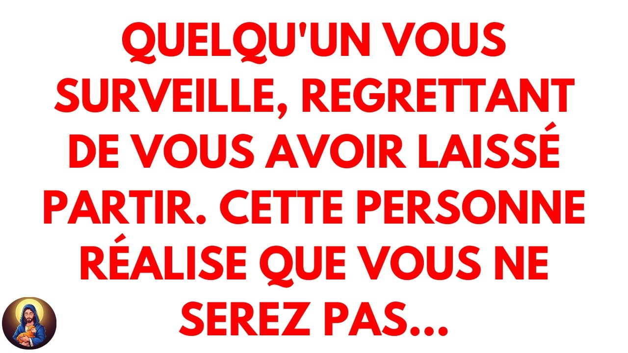 Quelqu'un vous surveille, regrettant de vous avoir laissé partir. Cette personne réalise que vous...