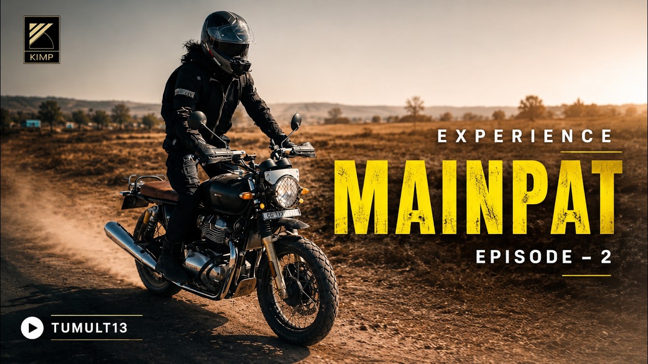 Korba to Mainpat ride with KIMP Royal Enfield | PART-2 | RE Interceptor 650 scrambler | 4K MOTOVLOG