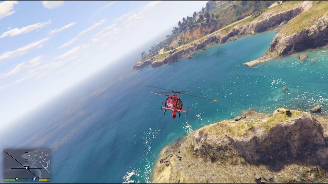 Cayo Perico Flight Tour (GTA V)