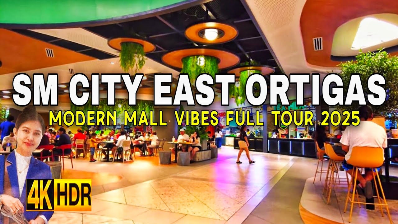 Explore SM City East Ortigas In Stunning 4K HDR | Complete Mall Walking Tour 2025 | Pasig City 🇵🇭