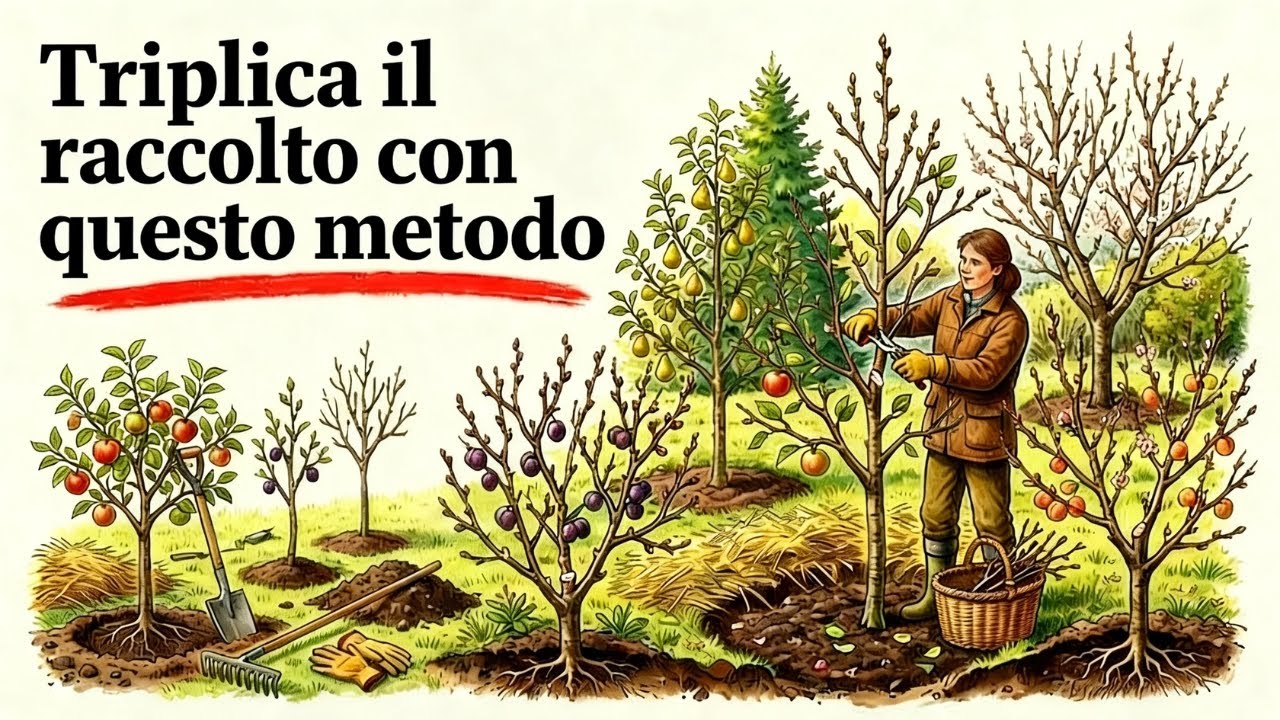 7 Tipi di alberi da frutto da potare a gennaio - In estate avrete frutta in abbondanza!