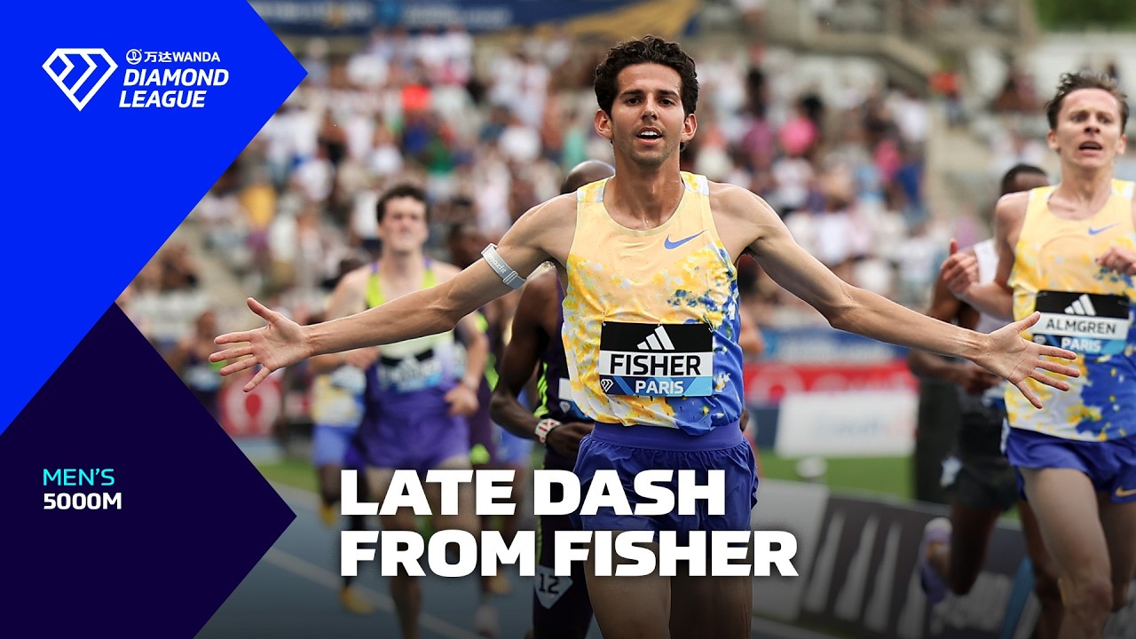 Grant Fisher kicks to late victory in Paris 5000m - Wanda Diamond League 2026