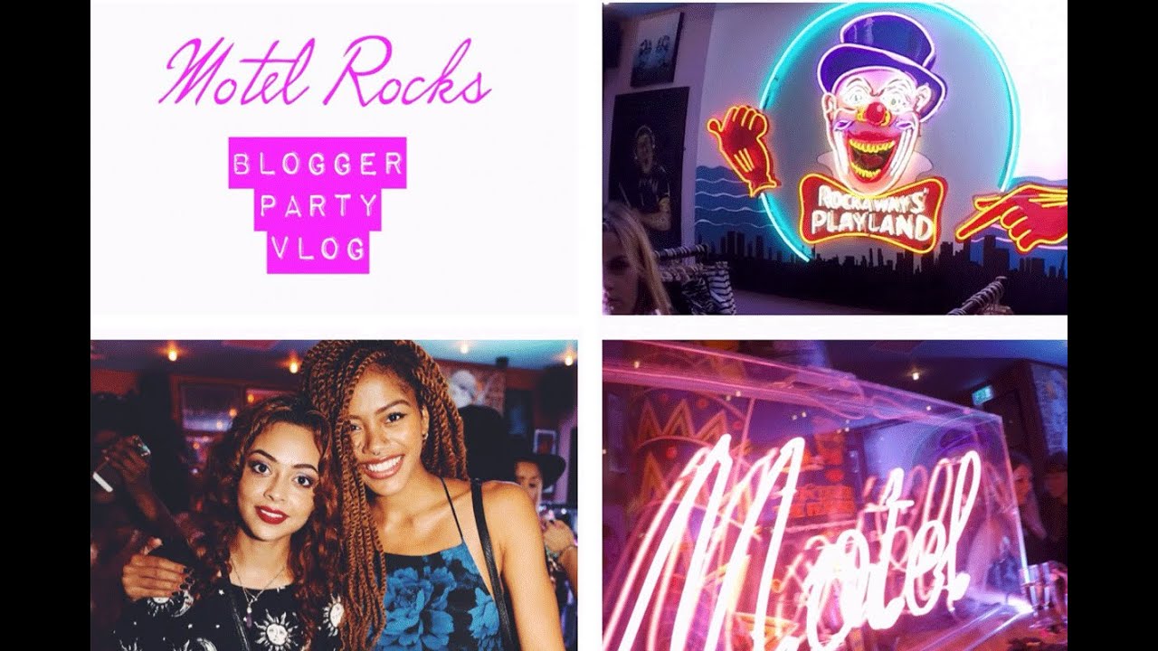 VLOG | MOTEL ROCKS BLOGGER PARTY | itslinamar
