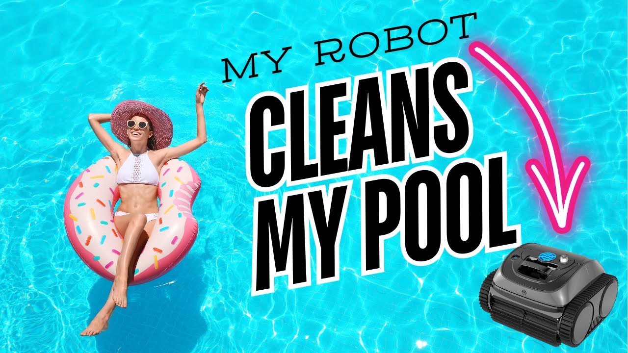 MY ROBOT CLEANS MY POOL - WYBOT C1 POOL CLEANER REVIEW