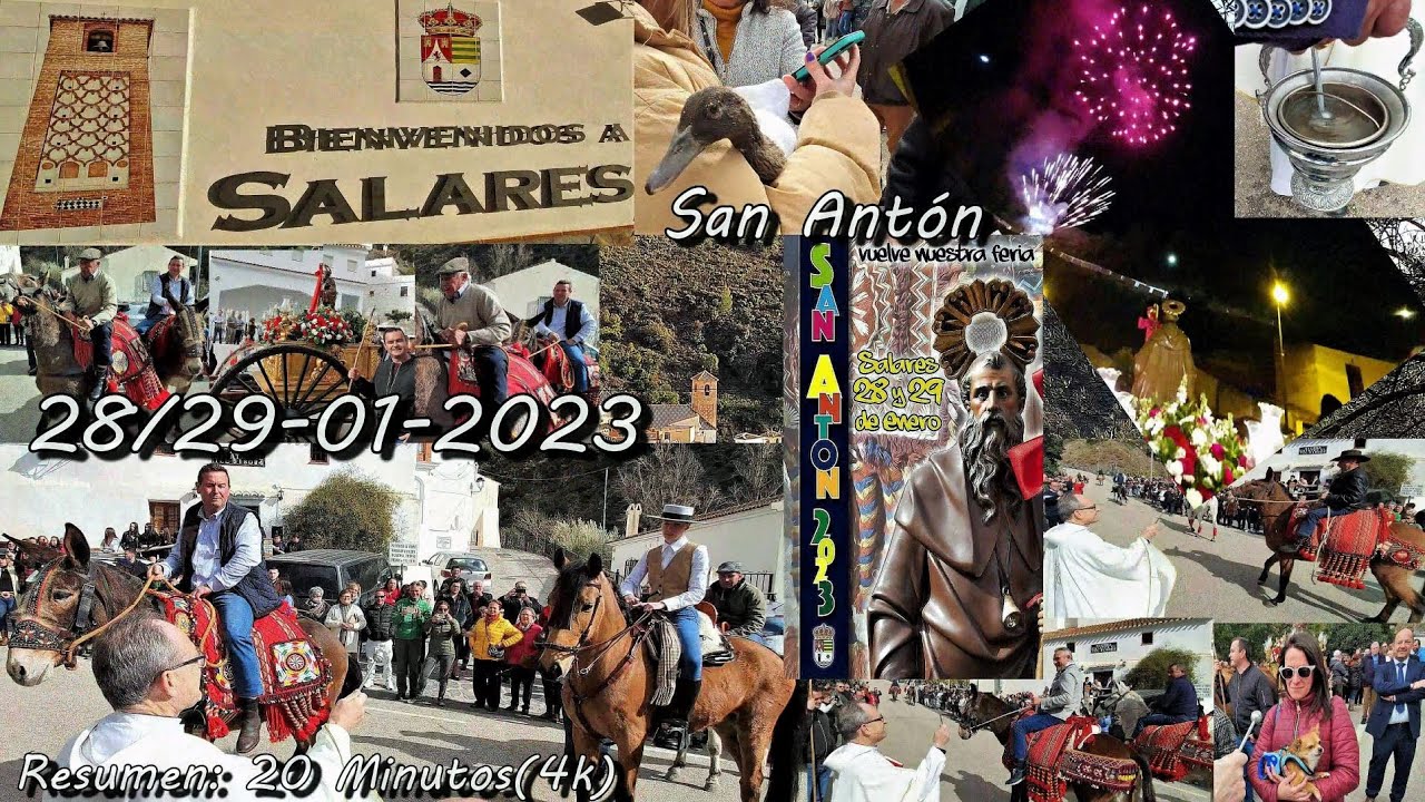 San Antón. Salares 28/29-01-2023. (4K) Resumen: 20 Minutos.-