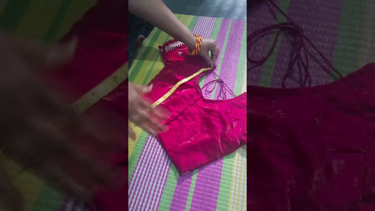 Designer blouse ki katig #nkandart #fashion #silaisikhe #blousecutting #crochet #sewing 
