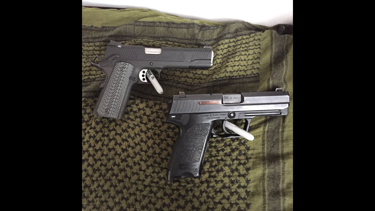 .45 Friday: USP vs. 1911 Comparison Round 1