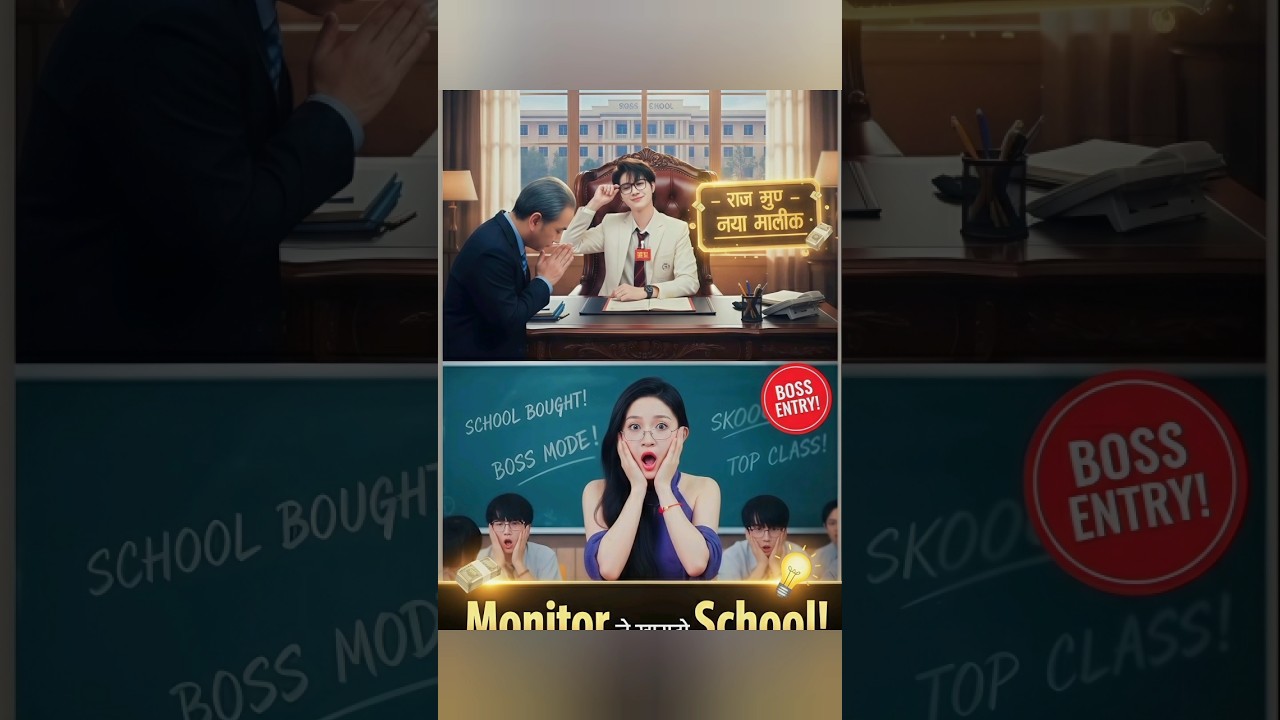 Teacher Scolds Monitor, He Buys the ENTIRE SCHOOL! 🤯 #funny #shorts #funnyclassroom #monitor