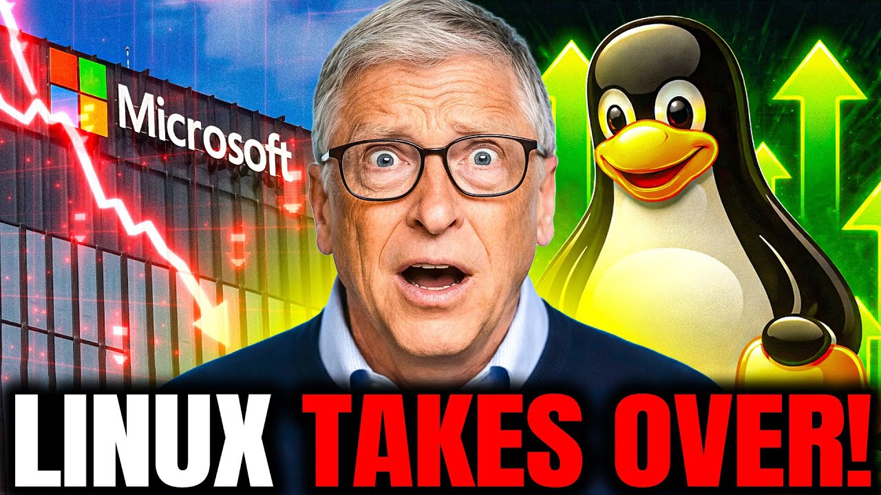 Bill Gates TERRIFIED As Millions Of Users DITCH Windows For Linux!
