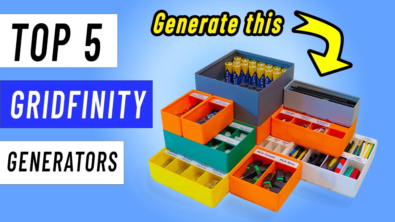 Top 5 ways to generate Gridfinity models for FREE