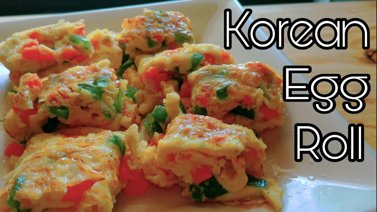 Simple Korean Egg Roll | Egg Roll Recipe