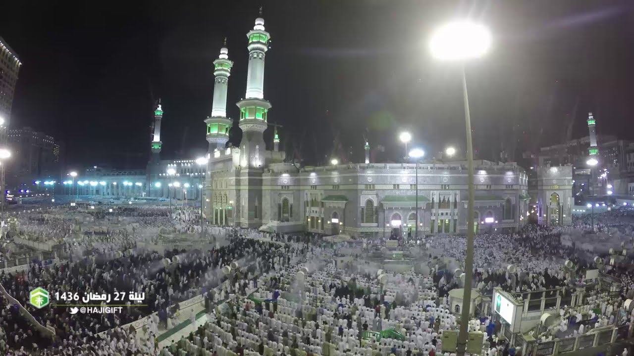 المسجد الحرام  تايم لابس Time Lapse # ليلةـ27 رمضان 1436