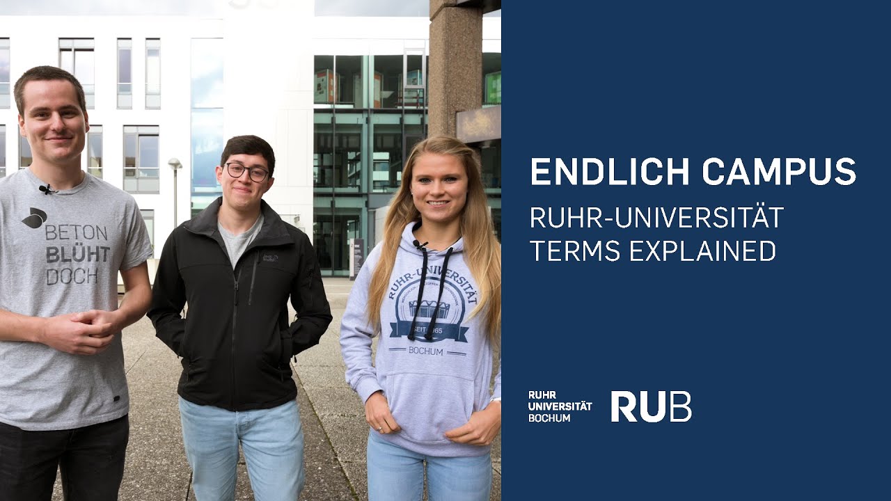 Ruhr-Universität terms explained for international students | Endlich Campus