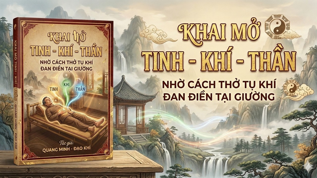 Khai Mở Tinh Khí Thần – Nhờ Cách Thở Tụ Khí Đan Điền Tại Giường | Đạo Khí