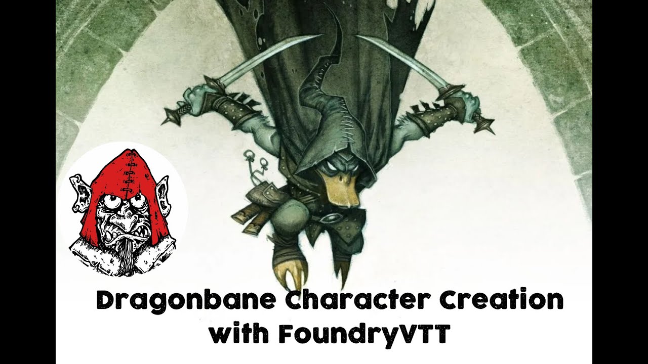 Let's make a Dragonbane Character (FoundryVTT)
