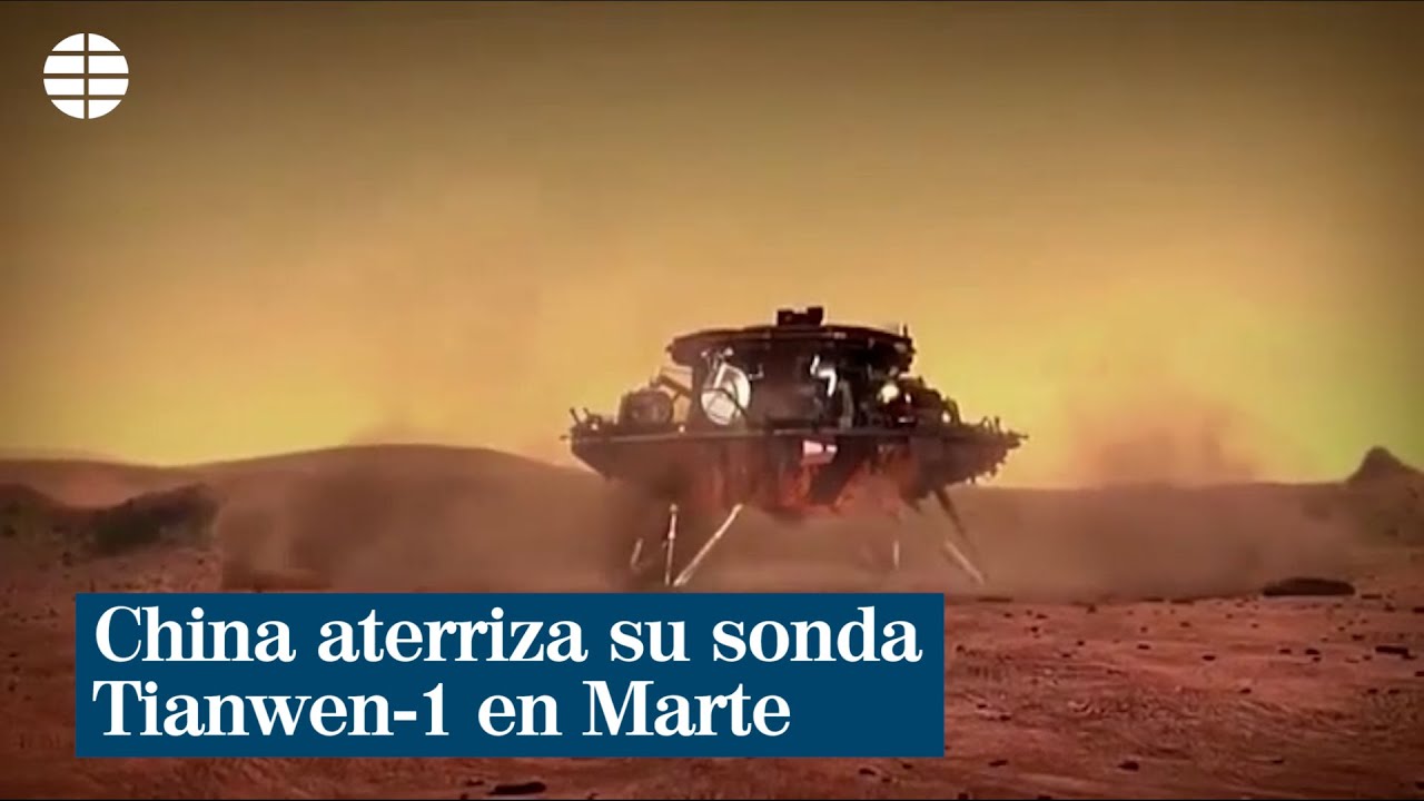 China marca un hito al lograr aterrizar su sonda Tianwen-1 en Marte